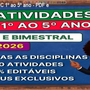 Atividades BNCC 1º ao 5º ano - PDF e Word editável