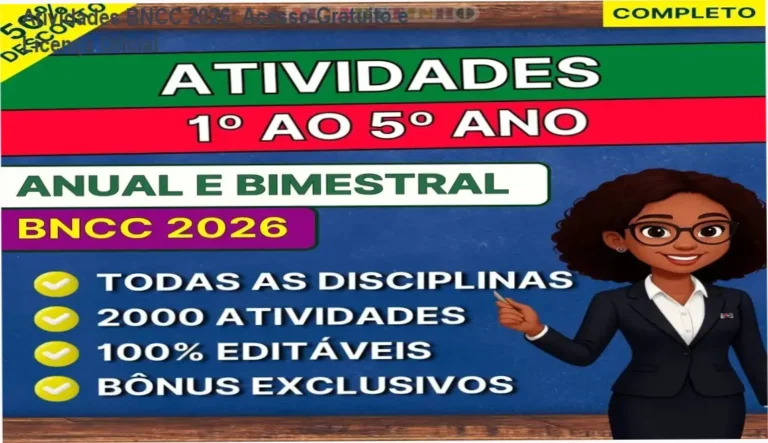 Atividades BNCC 2026 download gratuito licença oficial
