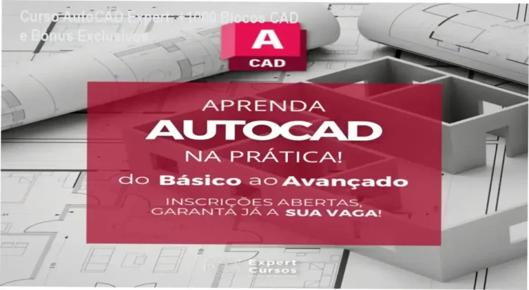 AutoCAD Expert Cursos – bônus, brindes e materiais complementares