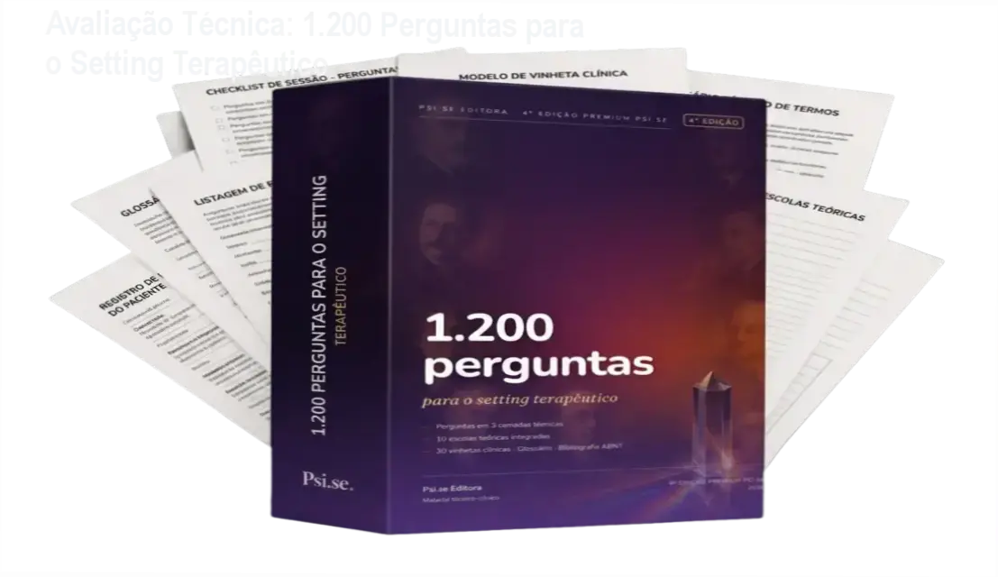 Capa do PDF 1.200 Perguntas para o Setting Terapêutico – 4ª edição premium, destaque de desconto