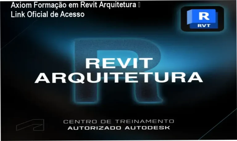 Axiom Formação em Revit Arquitetura link correto e acesso oficial