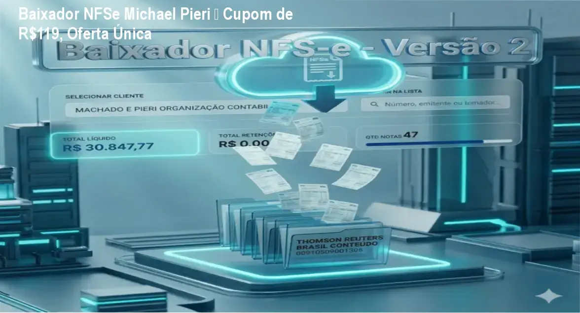 Baixador NFSe Michael Pieri – confiança e segurança de especialista contábil