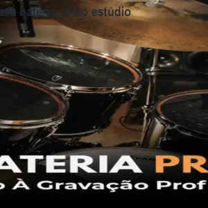 Bateria Pro: Grave bateria como estúdio por R$297