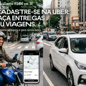 Bônus Uber Entregas: Ganhe R$400 em 30 entregas – Guia Atual 2026