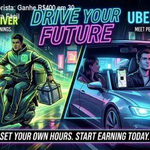 Bônus Uber Motorista: Ganhe R$400 em 30 Dias – Renda Extra Fácil