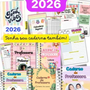Caderno da Professora 2026 + Sondagem Diagnóstica: Alertas de Pirataria e Como Comprar o Original
