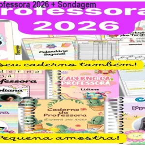 Caderno da Professora 2026 + Sondagem Diagnóstica