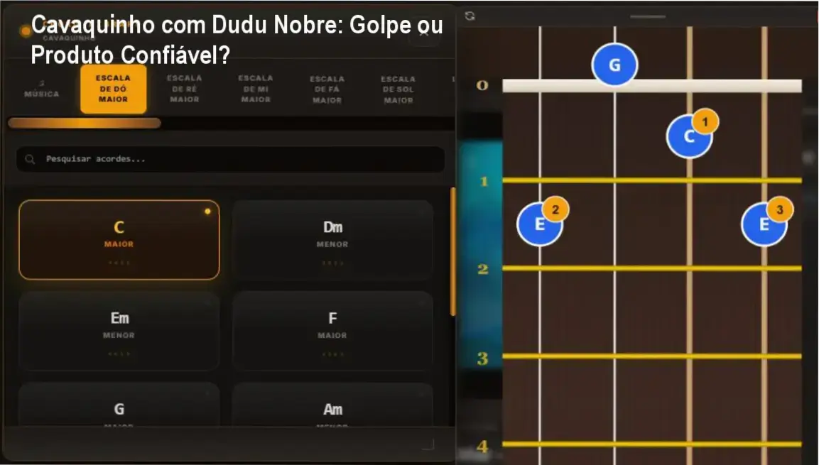 Cavaquinho com Dudu Nobre reputação, segurança, fraude ou golpe