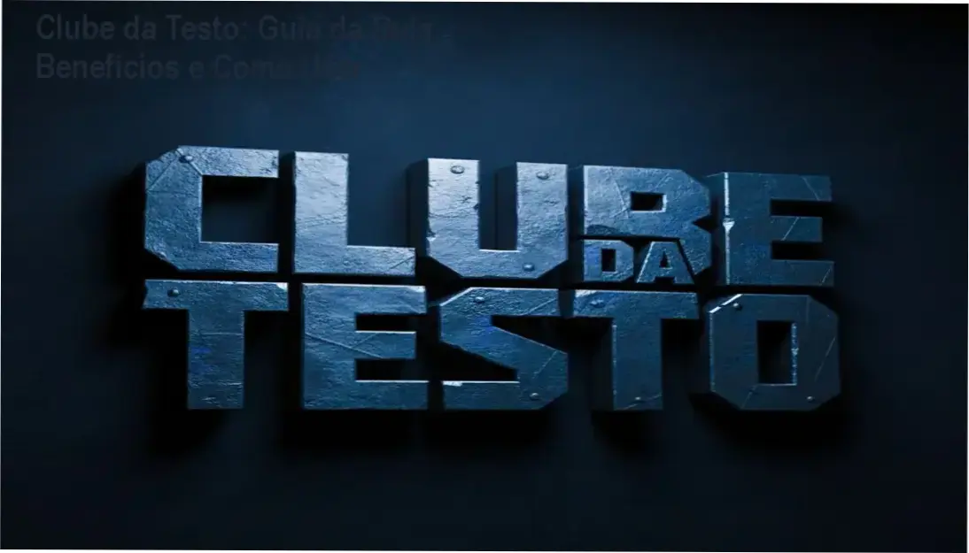 Imagem ilustrativa da bula do Clube da Testo destacando benefícios para energia e testosterona