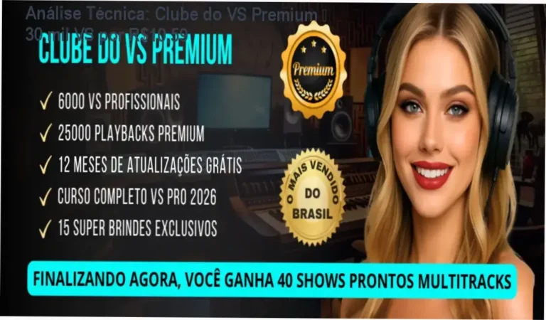 Tela do Clube do VS Premium mostrando biblioteca de VS e oferta promocional