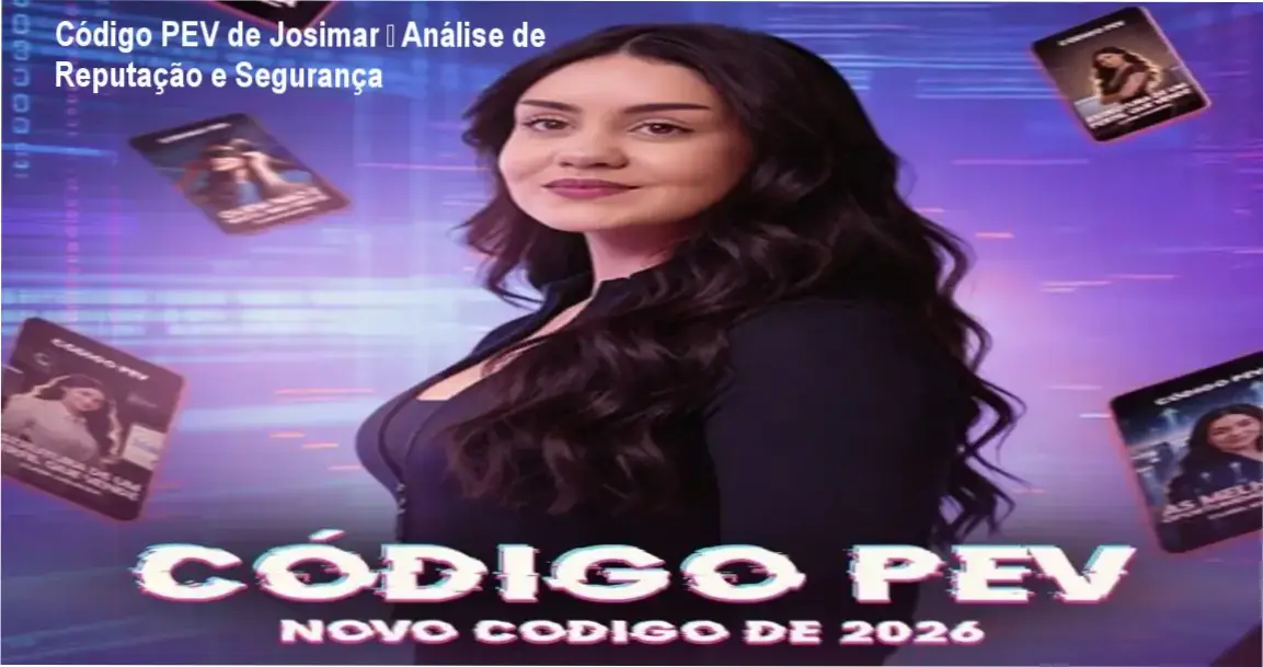 Código PEV de Josimar Alves Soares – reputação, segurança e confiabilidade