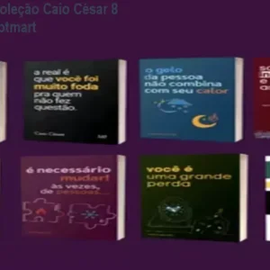 Onde comprar coleção Caio César 8 livros? Oferta Hotmart