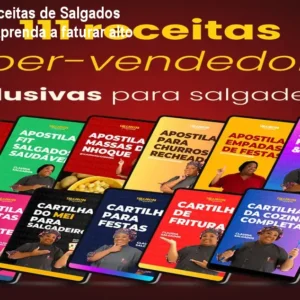 Combo de Receitas de Salgados Milionárias – Aprenda a faturar alto