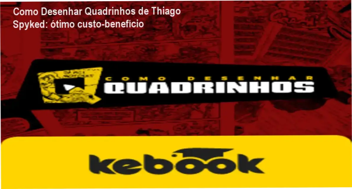 Como Desenhar Quadrinhos de Thiago Spyked – garantia de devolução
