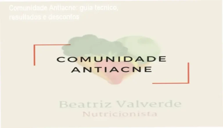 Imagem promocional da Comunidade Antiacne mostrando oferta com cupom de desconto