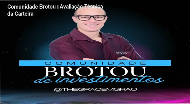Imagem promocional da Comunidade Brotou mostrando a carteira previdenciária e como adquirir na Hotmart