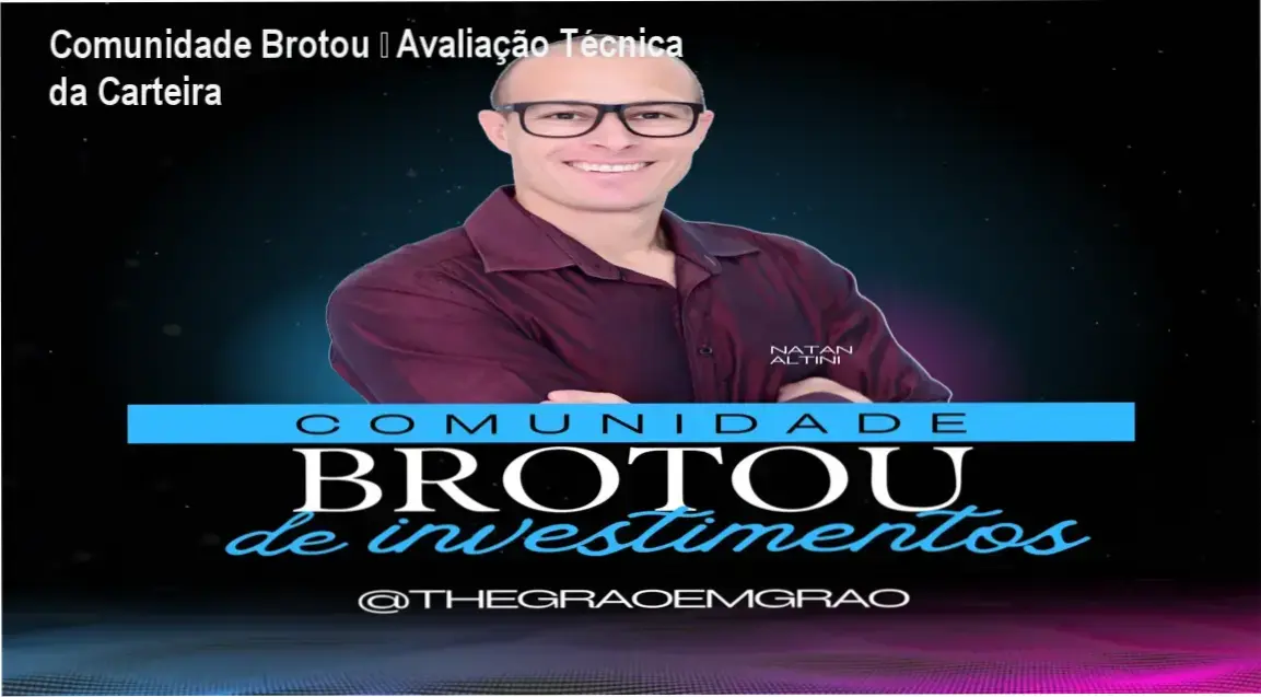 Imagem promocional da Comunidade Brotou mostrando a carteira previdenciária e como adquirir na Hotmart
