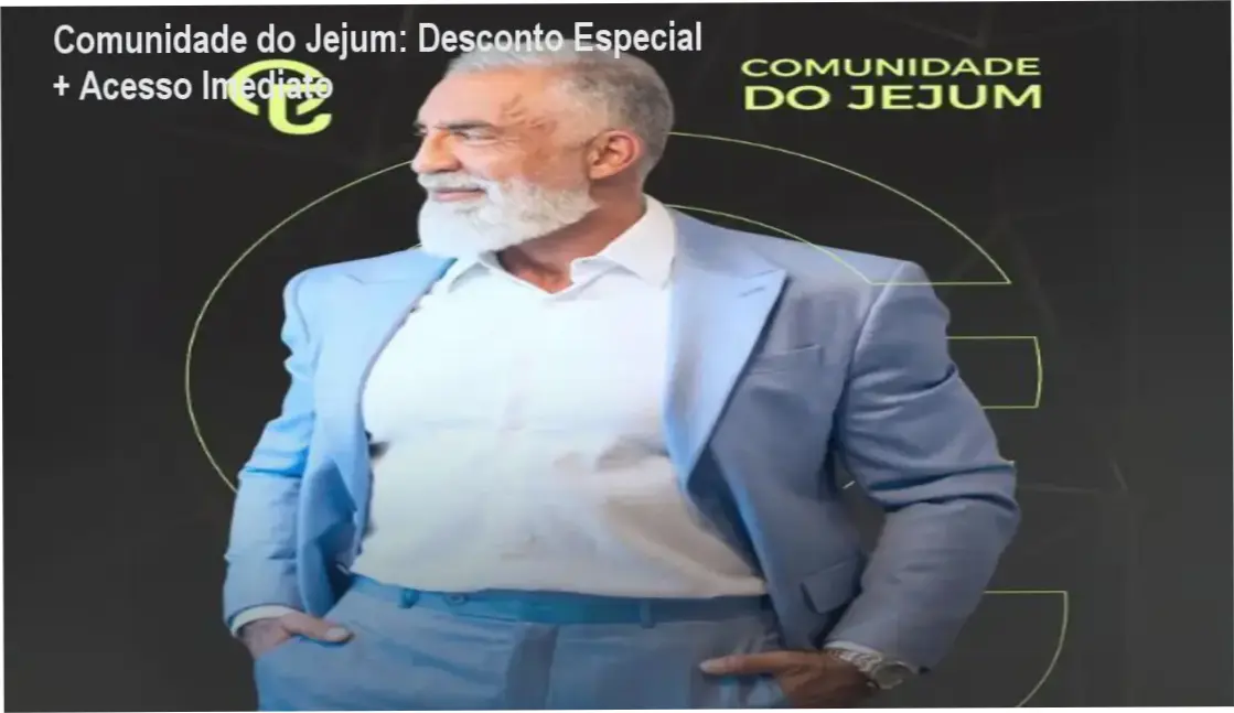 Comunidade do Jejum – credibilidade do Dr. Barakat e apoio especializado ao jejum intermitente
