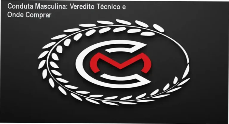 Imagem promocional do curso Conduta Masculina destacando oferta oficial