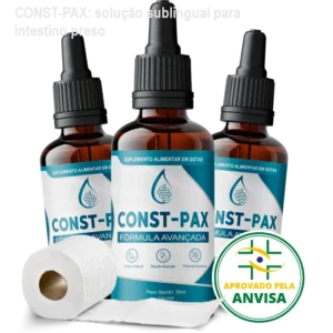 CONST-PAX: solução sublingual para intestino preso