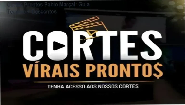 Imagem promocional dos Cortes Prontos do Pablo Marçal com destaque para descontos e download imediato