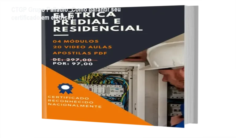 Aluno assistindo aula prática do Curso Elétrica Predial e Residencial da CTGP Grupo Palladio