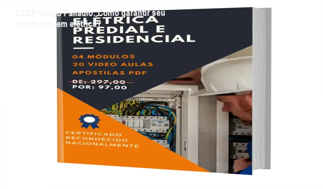 Aluno assistindo aula prática do Curso Elétrica Predial e Residencial da CTGP Grupo Palladio