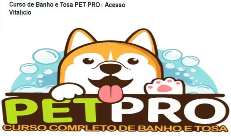Curso de Banho e Tosa PET PRO da WebHoje – acesso vitalício