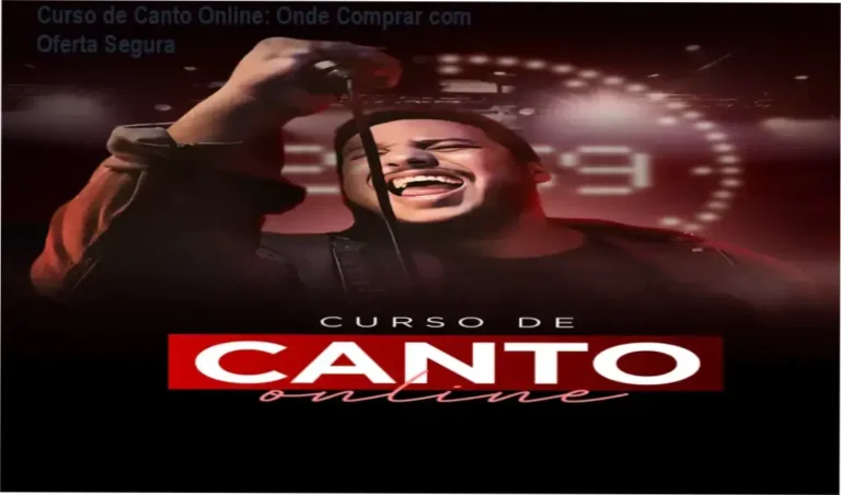 Curso de Canto Online cupom desconto – Oferta segura de compra