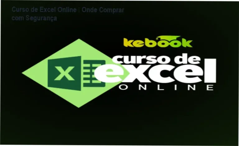 Curso de Excel Online cupom desconto