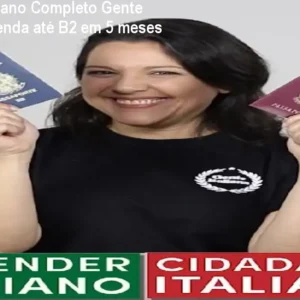 Curso de Italiano Completo Gente Italiana – Aprenda até B2 em 5 meses