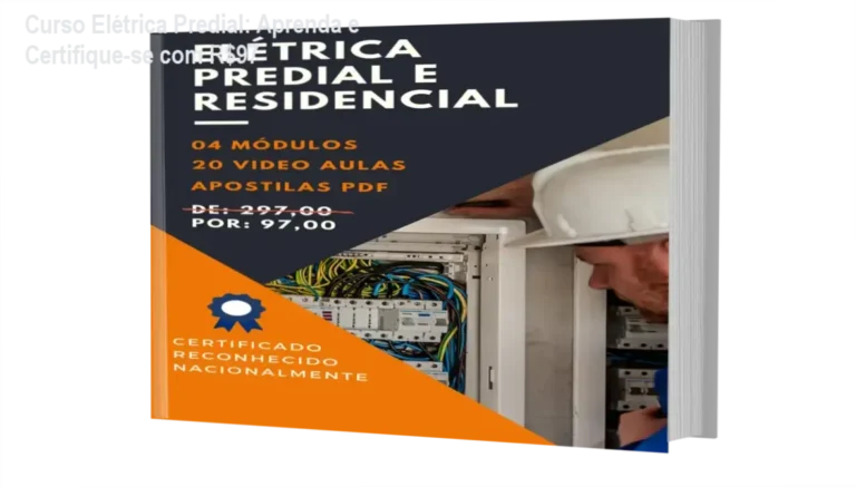 Imagem promocional do Curso Elétrica Predial e Residencial com desconto especial