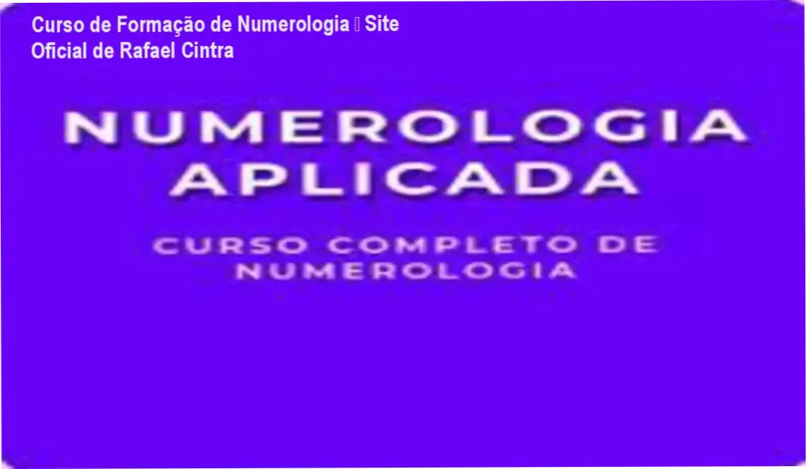 Curso de Formação de Numerologia de Rafael Cintra – página oficial para compra segura