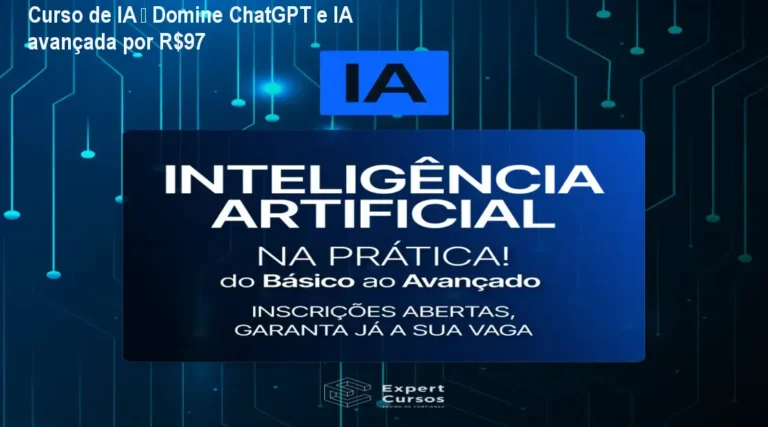 Professor Diogo ensinando IA prática em vídeo aula do curso de Inteligência Artificial Expert