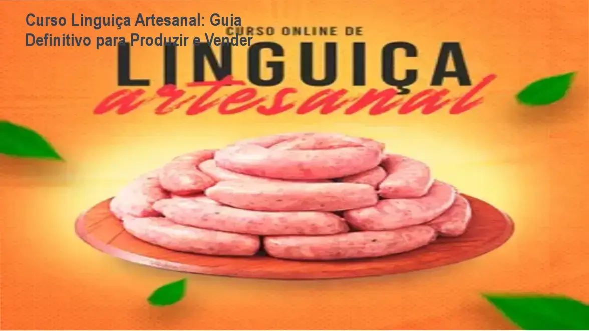 Imagem demonstrando produção de linguiças artesanais no curso de MR Virtus