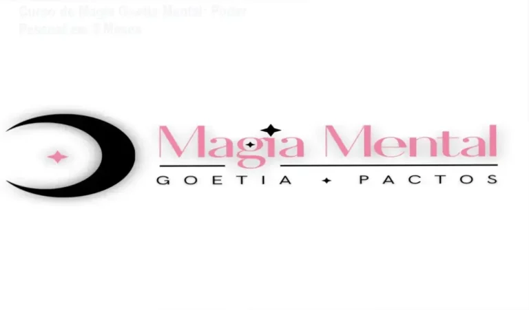 Imagem ilustrativa do Curso de Magia Goetia Mental mostrando símbolos esotéricos e foco em desenvolvimento pessoal