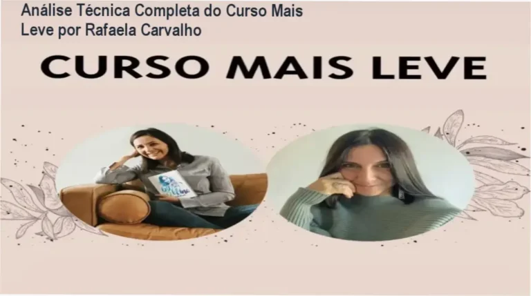 Curso Mais Leve Rafaela Carvalho análise completa