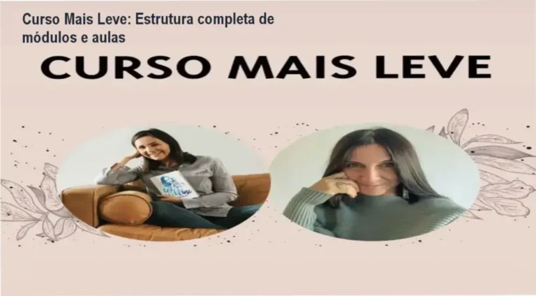Curso Mais Leve Rafaela Carvalho e Roberta Ferec – módulos, aulas e conteúdo programático em áudio