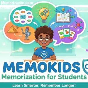 Curso Memokids: Memorização para Melhorar Notas Escolares