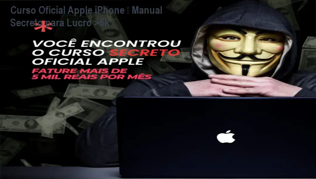 Tela do curso oficial Apple para iPhone mostrando manual secreto de manutenção