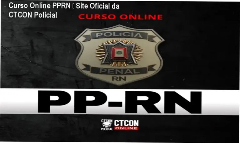 CURSO ON-LINE - POLÍCIA PENAL DO RN - PPRN página oficial