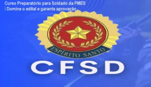 Aluno estudando o curso preparatório para Soldado da PMES com método SQ10