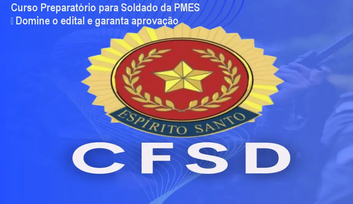 Aluno estudando o curso preparatório para Soldado da PMES com método SQ10
