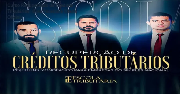 Imagem promocional do Curso de Recuperação de Créditos Tributários da Escola Tributária