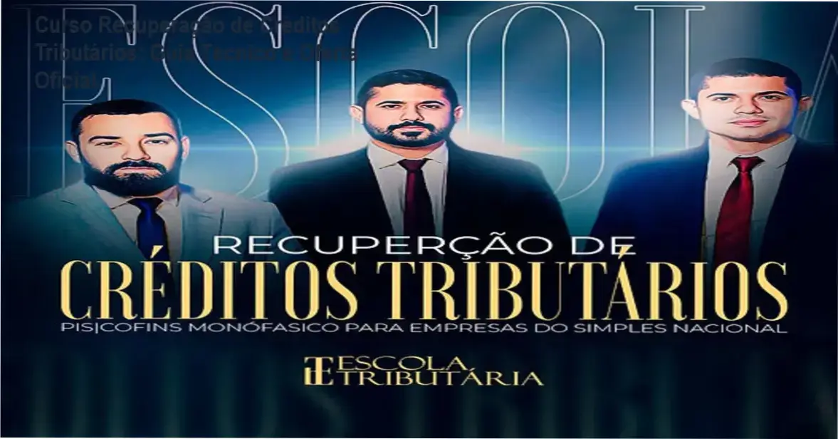 Imagem promocional do Curso de Recuperação de Créditos Tributários da Escola Tributária