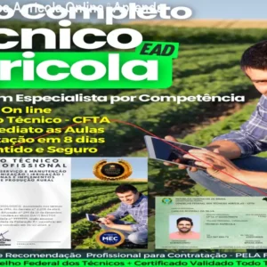 Curso Técnico Agrícola Online – Aprenda Agronegócio