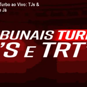 Curso Tribunais Turbo ao Vivo: TJs & TRTs – Prepare-se Já