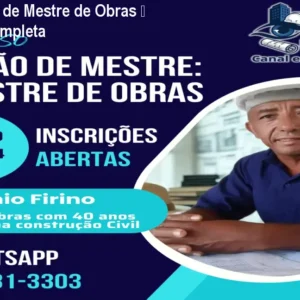 Curso online de Mestre de Obras – Formação completa