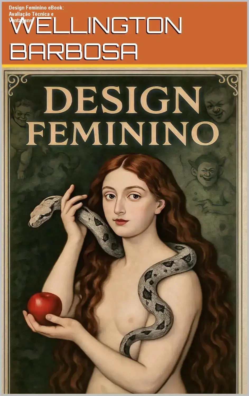 Capa do eBook Design Feminino destacando análise de identidade feminina e relações modernas