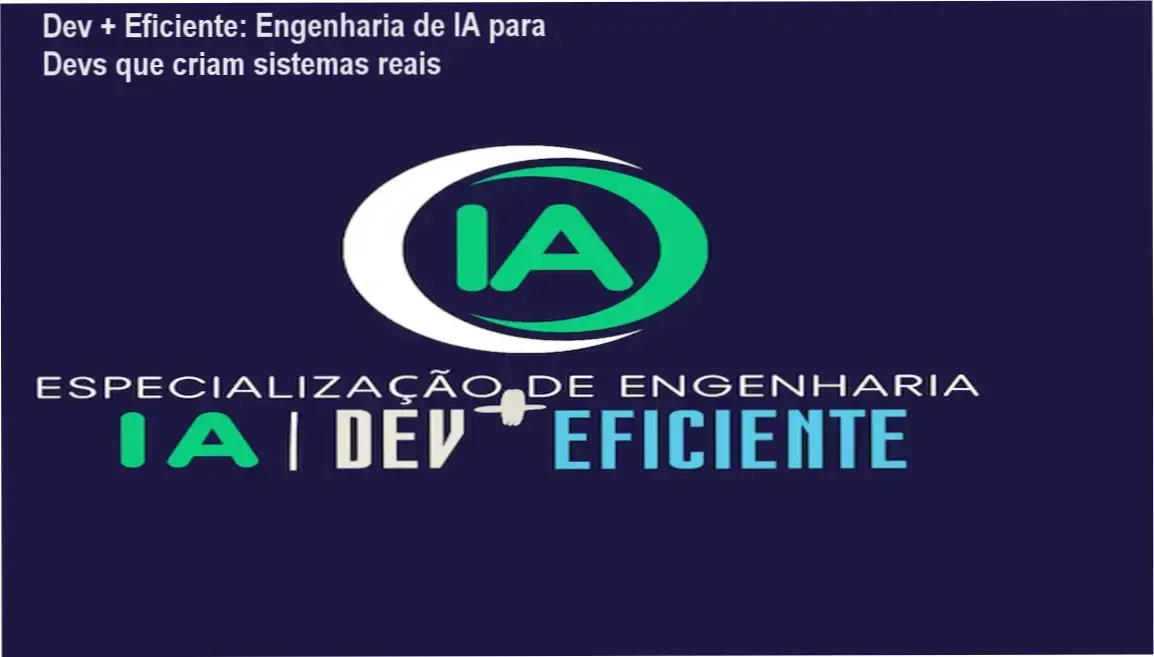 Alberto Luiz ensinando desenvolvimento de sistemas de IA integrados com RAG, LLMs e agentes em ambiente prático